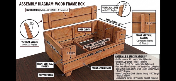 Rustic Dog Bed